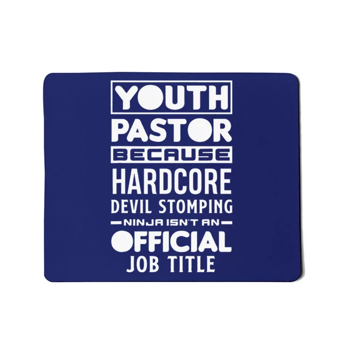 Pastor Because Devil Stomping Ninja Funny Mousepad