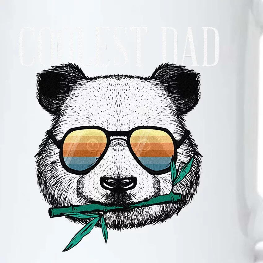 Panda Bear Dad Coolest Father Fun Fathers Day Sunglasses Gift Black Color Changing Mug