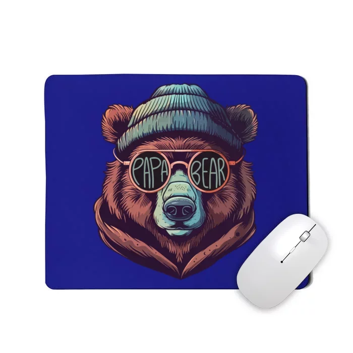 Papa Bear Dad Humor FatherS Day Gift Mousepad