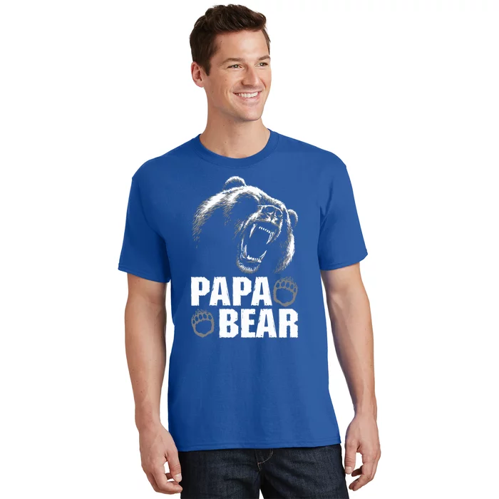 Papa Bear Dad Fathers Day Cool Gift T-Shirt