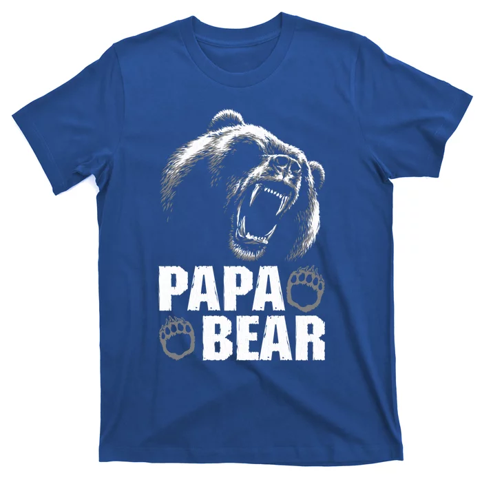 Papa Bear Dad Fathers Day Cool Gift T-Shirt