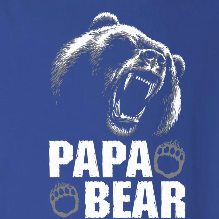 Papa Bear Dad Fathers Day Cool Gift Toddler Long Sleeve Shirt