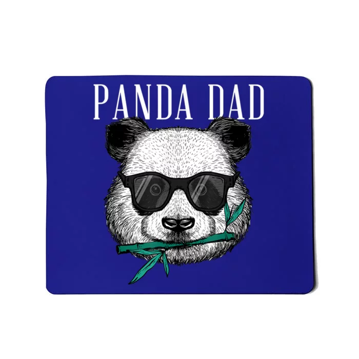 Panda Bear Dad Coolest Father Fun Fathers Day Sunglasses Gift Mousepad