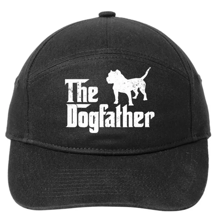 PIT BULL Dog The Dogfather Dog Lover 7-Panel Snapback Hat