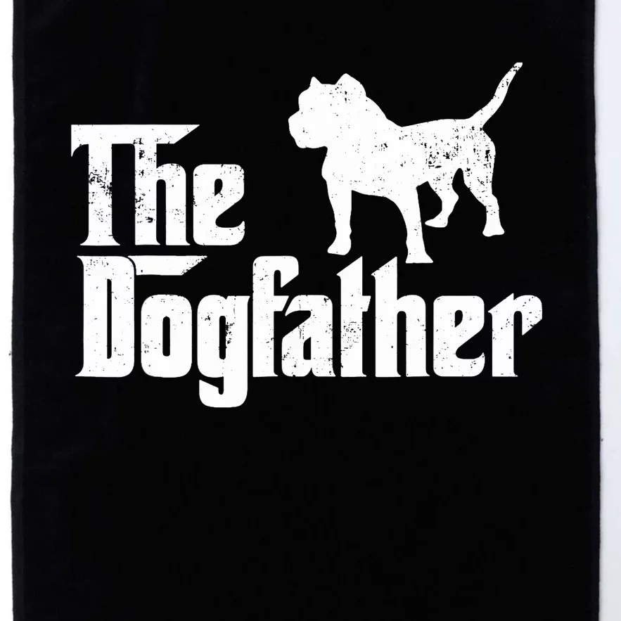 PIT BULL Dog The Dogfather Dog Lover Platinum Collection Golf Towel