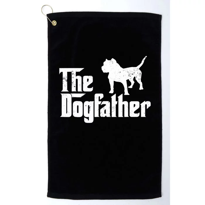 PIT BULL Dog The Dogfather Dog Lover Platinum Collection Golf Towel