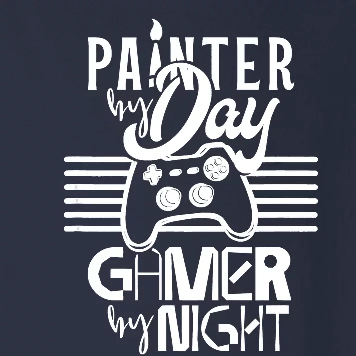 Painter By Day Gamer By Night Job Paint Painting Worker Toddler Long Sleeve Shirt