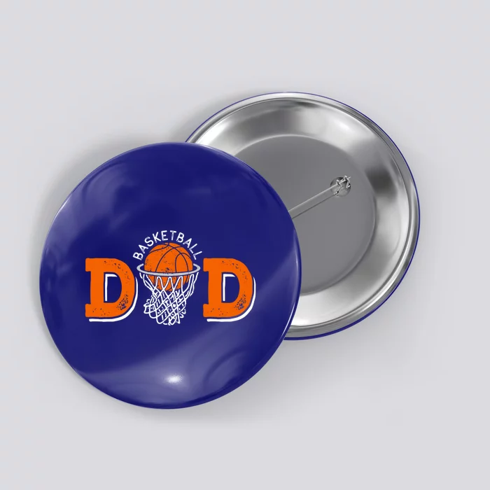 Proud Basketball Dad Funny Family Matching Fathers Day Gift Button