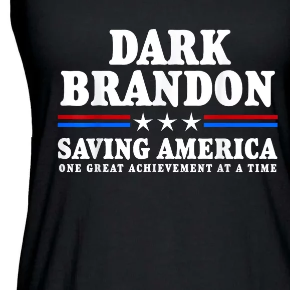 Pro Biden Dark Brandon Saving America Political Ladies Essential Flowy Tank