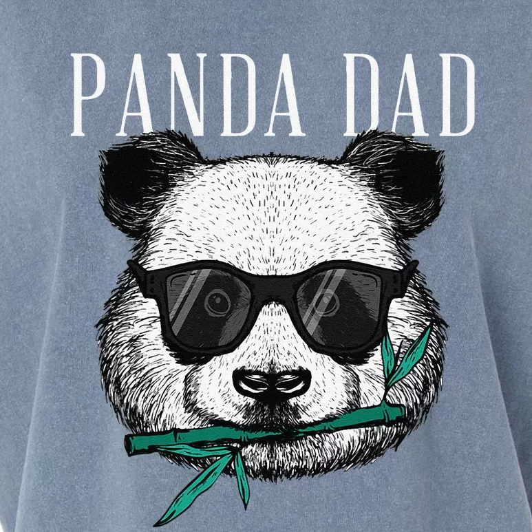 Panda Bear Dad Coolest Father Fun Fathers Day Sunglasses Garment-Dyed Women's Muscle Tee