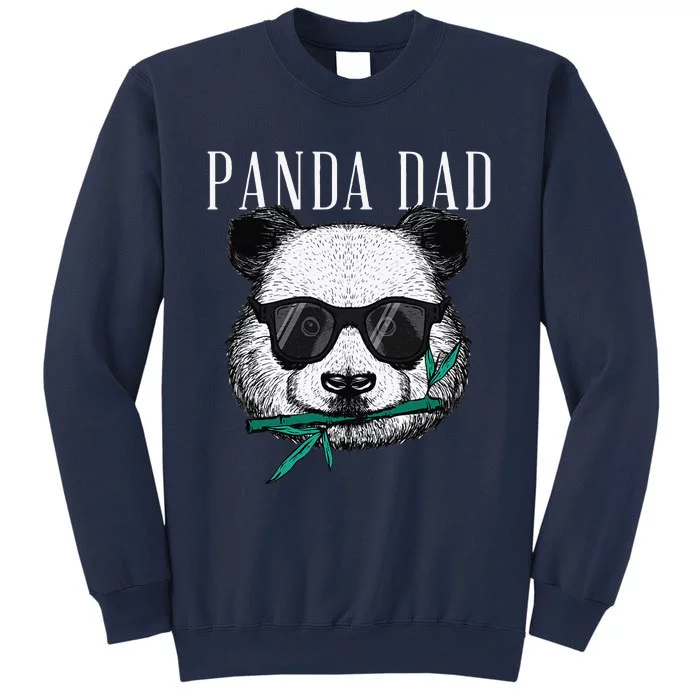 Panda Bear Dad Coolest Father Fun Fathers Day Sunglasses Sweatshirt