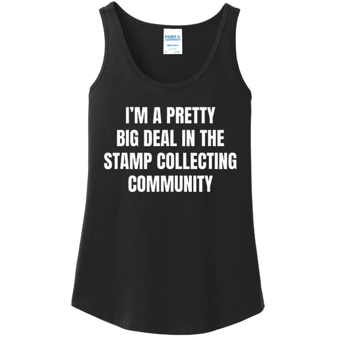 Pretty Big Deal In The Stamp Collecting Community Ladies Essential Tank