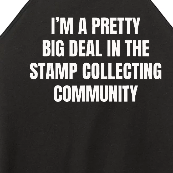 Pretty Big Deal In The Stamp Collecting Community Women’s Perfect Tri Rocker Tank