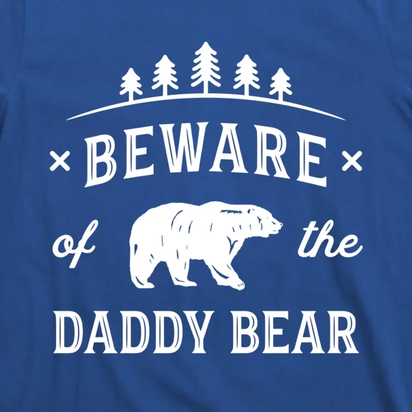 Papa Bear Daddy Bear Gift Beware Dad Father Protector Gift T-Shirt