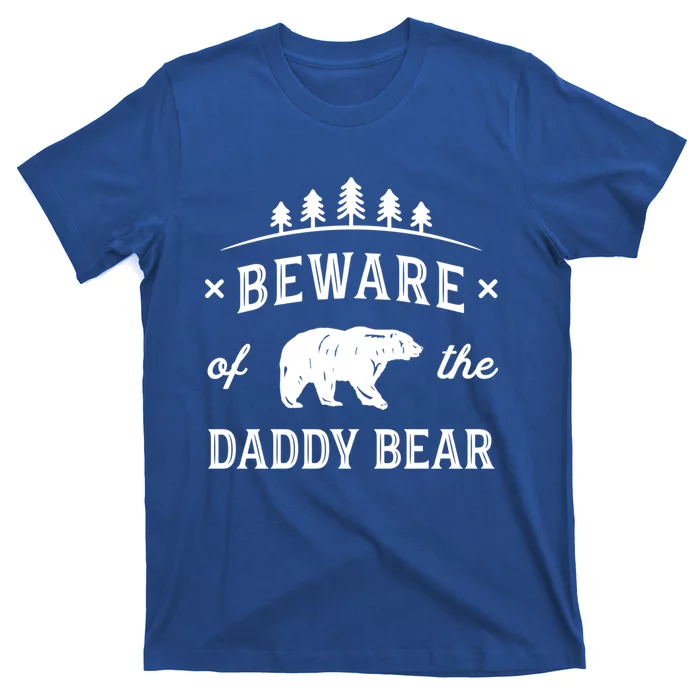 Papa Bear Daddy Bear Gift Beware Dad Father Protector Gift T-Shirt