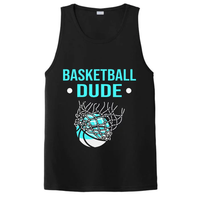 Perfect Basketball Dude Merchandise funny sport Performance Tank