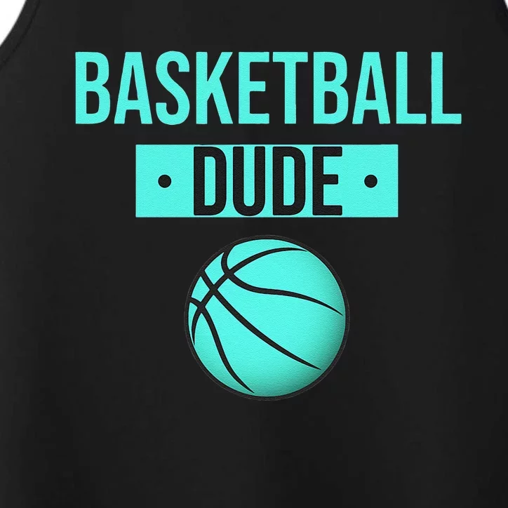 Perfect Basketball Dude Merchandise funny sport Performance Tank