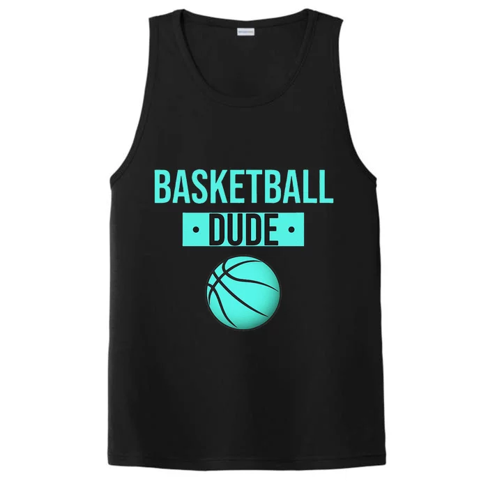 Perfect Basketball Dude Merchandise funny sport Performance Tank