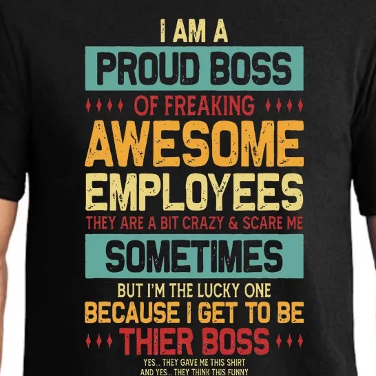 Proud Boss Employee Appreciation Office Pajama Set