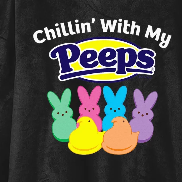 Peeps Black Easter Hooded Wearable Blanket