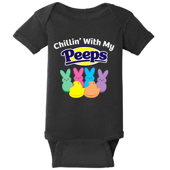 Peeps Black Easter Baby Bodysuit