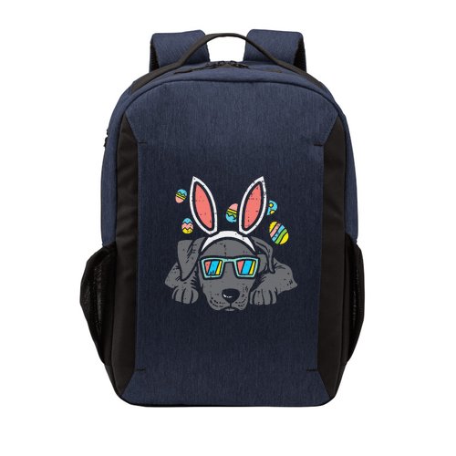 Namaak molecuul Kreta Pitbull Bunny Ears Glasses Easter Eggs Cute Dog Owner Lover Vector Backpack  | TeeShirtPalace