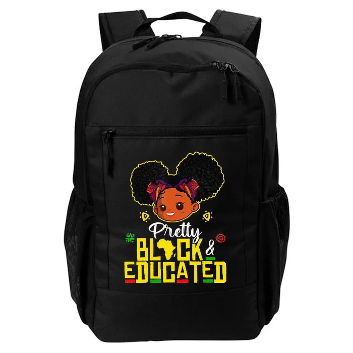 Pretty Black Educated Black History African Daily Commute Backpack