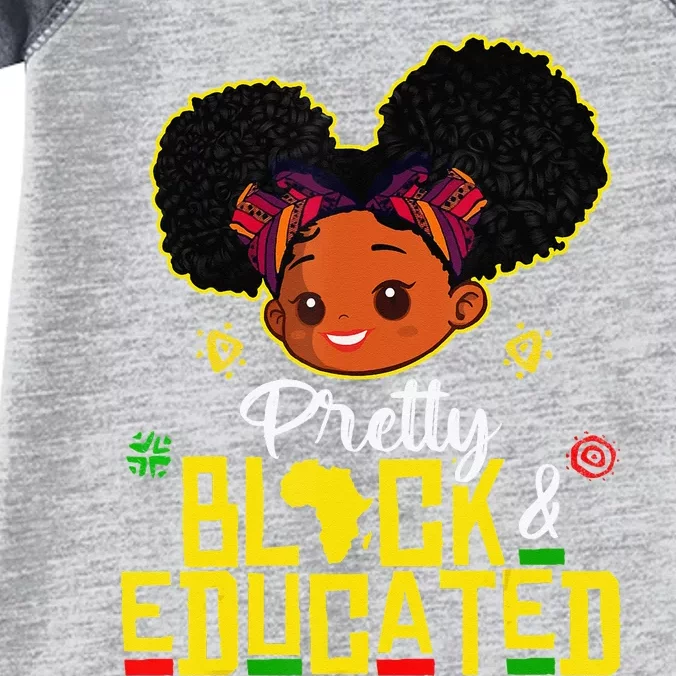 Pretty Black Educated Black History African Infant Baby Jersey Bodysuit