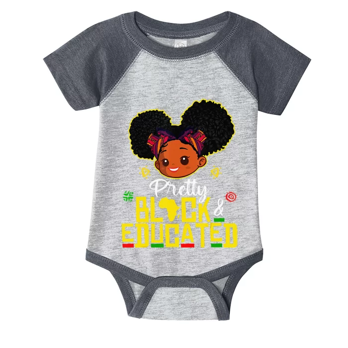 Pretty Black Educated Black History African Infant Baby Jersey Bodysuit