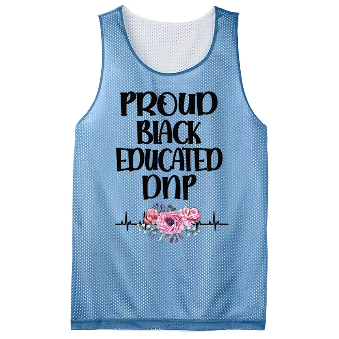 Proud Black Educated Doctor Of Nursing Practice Gift Mesh Reversible Basketball Jersey Tank