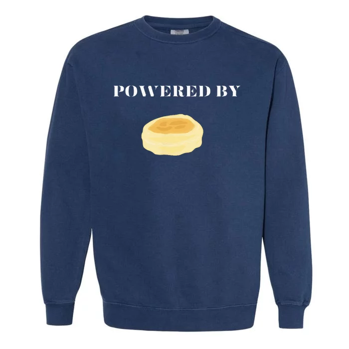 Powered By English Muffins Garment-Dyed Sweatshirt