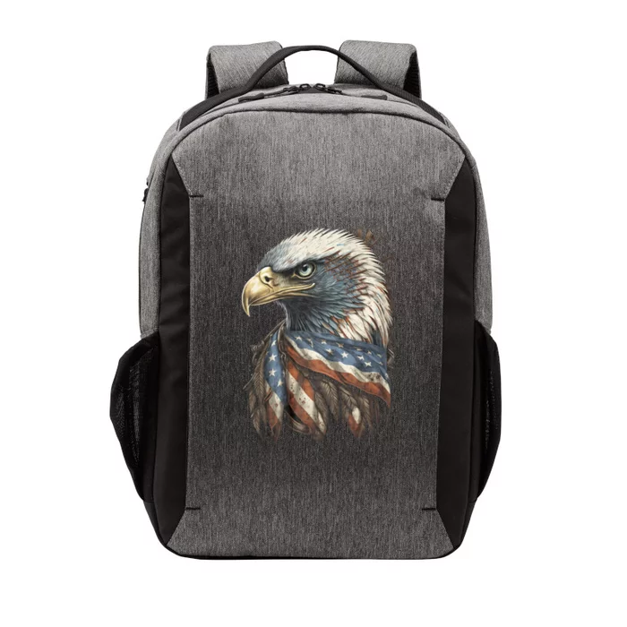 Patriotic Bald Eagle 4th Of July Usa American Flag Vector Backpack