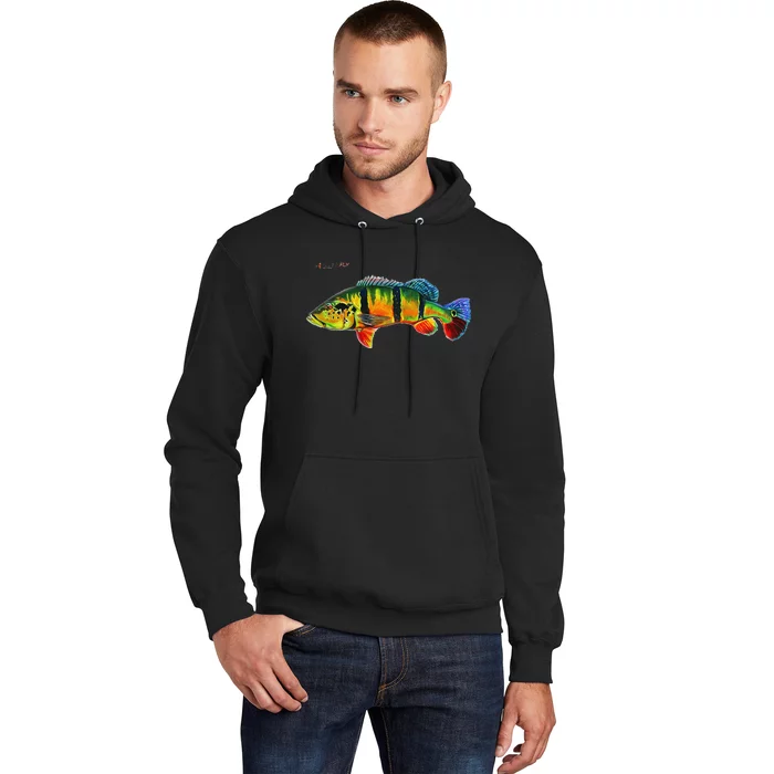 Peacock Bass Fishing Fish & Hoodies By Black Fly Hoodie