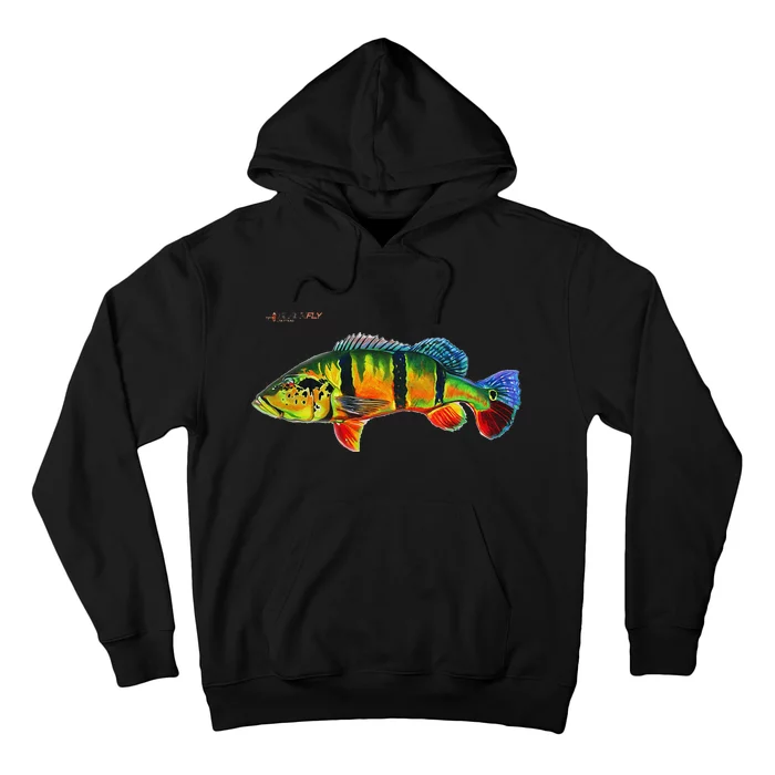 Peacock Bass Fishing Fish & Hoodies By Black Fly Hoodie