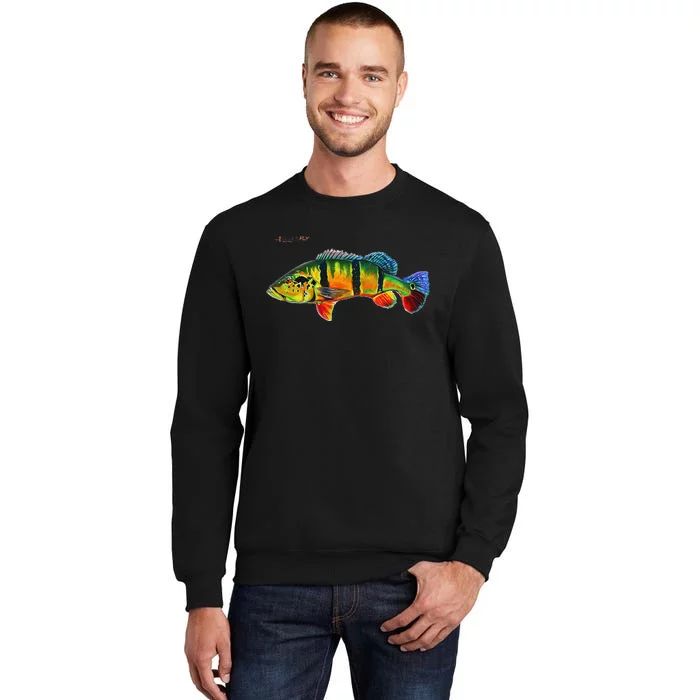 Peacock Bass Fishing Fish & Hoodies By Black Fly Tall Sweatshirt