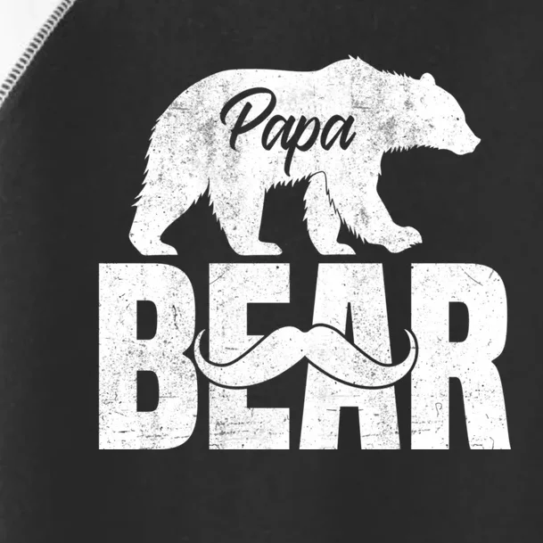 Papa Bear For Fathers Day For Grandpa Papa Bear Funny Toddler Fine Jersey T-Shirt