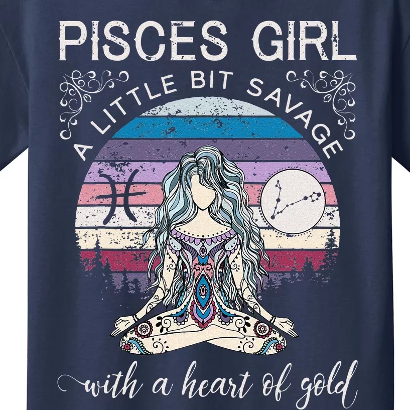 Pisces Birthday For Women March Gift Kids T-Shirt