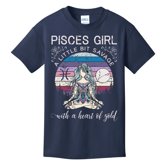 Pisces Birthday For Women March Gift Kids T-Shirt