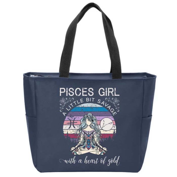 Pisces Birthday For Women March Gift Zip Tote Bag