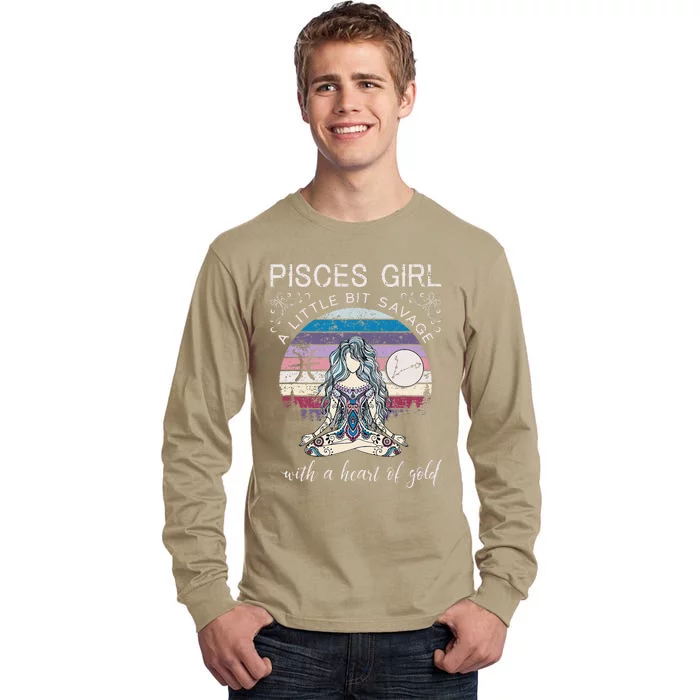 Pisces Birthday For Women March Gift Tall Long Sleeve T-Shirt