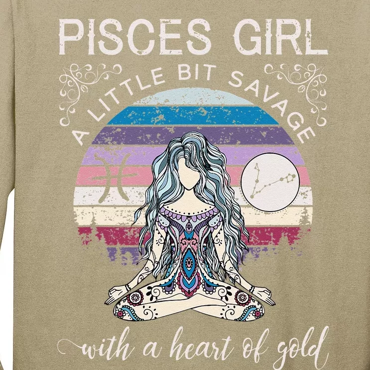 Pisces Birthday For Women March Gift Tall Long Sleeve T-Shirt