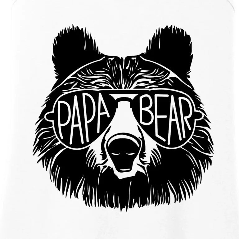 Papa Bear Face Sunglasses Papa Bear Lover FatherS Day Ladies Essential Tank