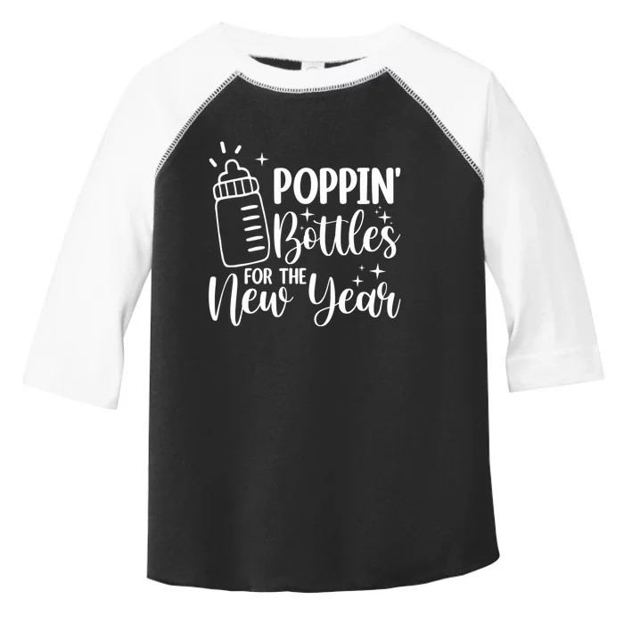 Poppin Bottles For The New Year Toddler Fine Jersey T-Shirt