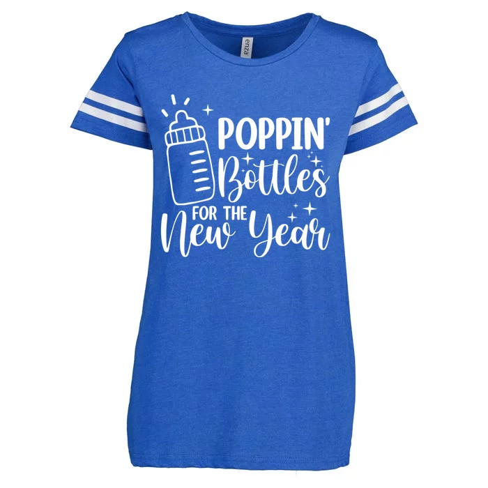 Poppin Bottles For The New Year Enza Ladies Jersey Football T-Shirt