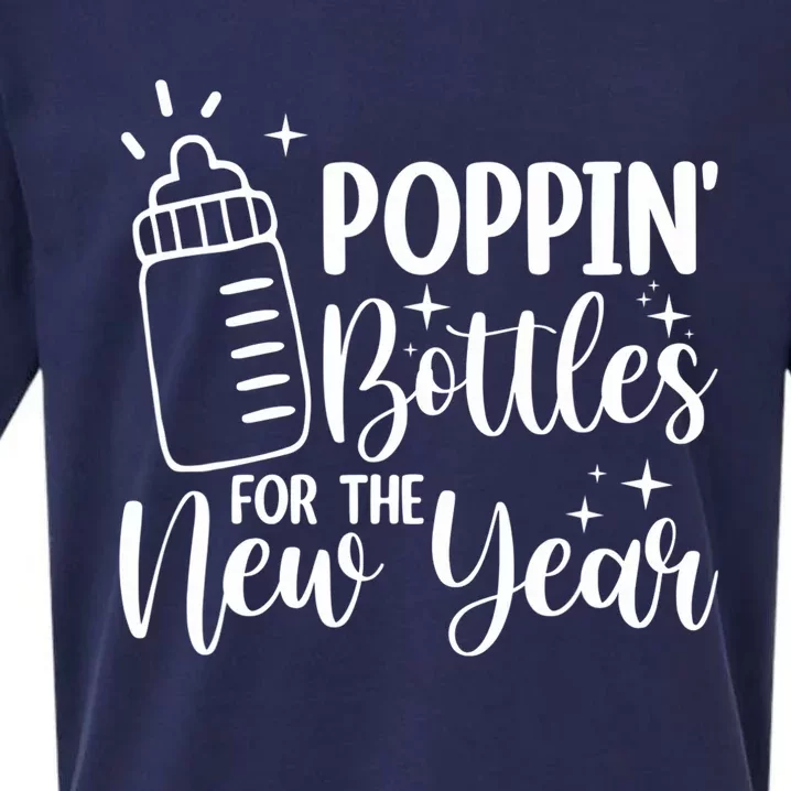 Poppin Bottles For The New Year Sueded Cloud Jersey T-Shirt