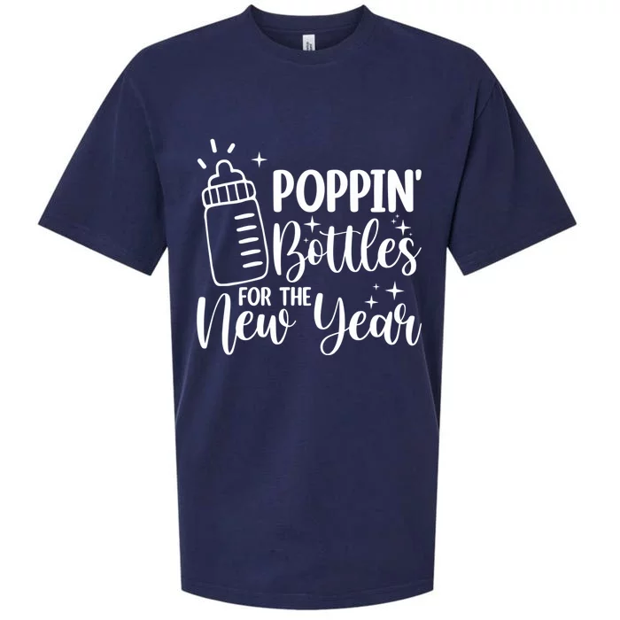 Poppin Bottles For The New Year Sueded Cloud Jersey T-Shirt