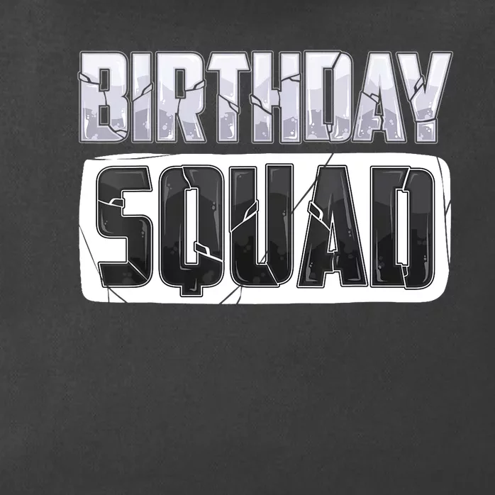 Party Birthday for Boy Birthday Squad Zip Tote Bag