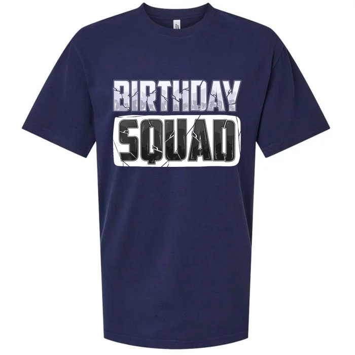 Party Birthday for Boy Birthday Squad Sueded Cloud Jersey T-Shirt