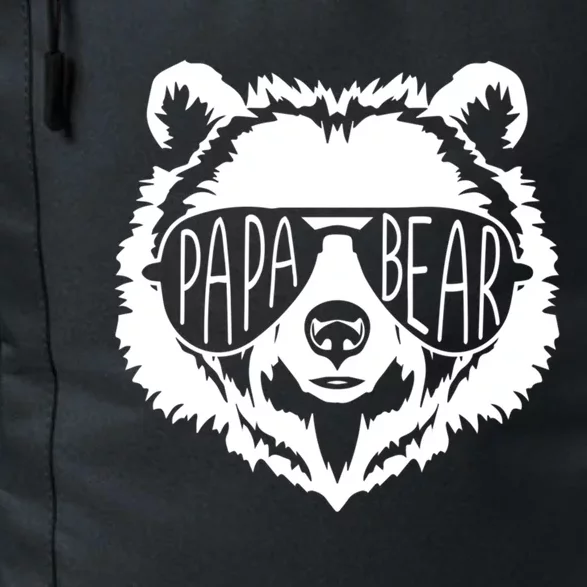 Papa Bear Face With Sunglasses Gift Daily Commute Backpack