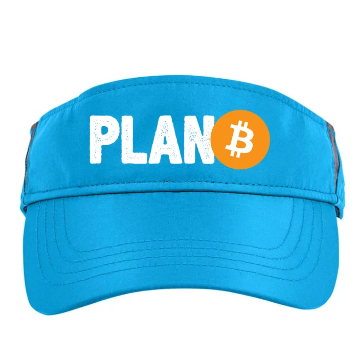 Plan B Funny Bitcoin Adult Drive Performance Visor